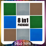 32_32 dots 25_5x25_5Cm DIY ABS material toys Plastic building bricks blocks thin base plate for children present sample order OEM Acceptable